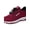 Red, variant on Women's No Tie Slip In Walking Shoes Breathable Mesh Air Cooled Memory Foam Non Slip Casual Athletic Sneakers