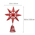 thumbnail image 2 of EeaseMX 1 pieza de adorno de árbol de Navidad hueco creativo decoración navideña de copo de nieve, 2 of 7