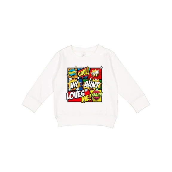 Inktastic My Aunt Love Me Toddler Sweatshirt