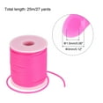 thumbnail image 2 of Uxcell Rubber Cord 27 Yards 3mm Dia 1.5mm Hole Dark Rose Red Hollow Tubing for DIY Craft Making, 2 of 6