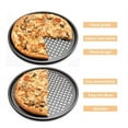 thumbnail image 2 of Nrmrqz 12" Carbon Steel Perforated Pizza Pan - Nonstick Bakeware for Home Kitchen, Round Pizza Tray for Baking & Reheating, 12-Inch Diameter, 2 of 3