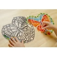 thumbnail image 5 of Melissa & Doug Created by Me! Peel-and-Press Stained Glass Butterfly Craft Kit, 5 of 7