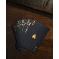 thumbnail image 3 of Diamond Waterproof Black Playing Cards, Poker Cards, HD, Deck of Cards (Black/Gold/Silver), 3 of 10