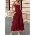 thumbnail image 7 of PRETTYGARDEN Cocktail Dresses for Women Formal Summer Sleeveless A Line Long Flowy Spring Wedding Guest Party Midi Dress, 7 of 7