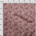 thumbnail image 3 of oneOone Silk Tabby Light Pink Fabric Florals Quilting Supplies Print Sewing Fabric By The Yard 42 Inch Wide, 3 of 4