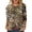 Grey, variant on PMVFHDE Womens Tops Quarter Sleeve Crewneck Loose Fit Sequin Casual Print T-Shirt