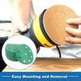 thumbnail image 5 of Unique Bargains Sanding Discs 5 Inch 9 Hole 1000 Grit Round Hook and Loop Sandpaper Aluminum Oxide Green 50 Pcs, 5 of 6