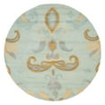 thumbnail image 2 of SAFAVIEH Soho Savannah Wool Area Rug, Light Blue/Multi, 6' x 6' Round, 2 of 4