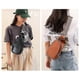 thumbnail image 2 of Vintage Pu Sling Bag For Women Girl Crossbody Small Fanny Pack Purse Chest Bag With Bohemian Strap, 2 of 2