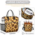 thumbnail image 5 of Yellow and Brown Of Leopard Print Womens Lunch Box for Work,Insulated Large Lunch Bag for Tween and Teen,Loncheras Para Mujer,Leakproof Adult Lunch Bag for Work,Beach,Travel,Picnic,Camping, 5 of 7