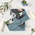 thumbnail image 6 of Three-Piece Towel Set Face Towel Towel Set Hand Towel Bath Towel Cotton Bath Towels Bath Towel Sets Hand Bath Towels Panda with Gray Background, 6 of 8