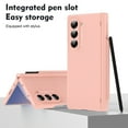 thumbnail image 4 of Dteck for Samsung Galaxy Z Fold 6 Case with Hinge Protection & S Pen Slot & Stylus, Full Protective Cover with Front Screen Protector Case for Samsung Galaxy Z Fold6 5G 2024,Pink, 4 of 7