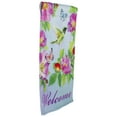 thumbnail image 4 of Northlight Welcome Hummingbird Floral Outdoor Garden Flag 12.5" x 18", 4 of 8