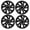 Black Lacquer, variant on (4 Pack)15" Set of 4 Hubcaps Wheel Rims Cover for 2017-2020 Hyundai Elantra Sedan Compatible with Steel Wheels Bolt on Installation(15-inch,Black Lacquer)