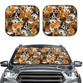 thumbnail image 2 of Fotbe Dogs Different Breeds 2-Piece Car Windshield Sun Shade | Sun Blocker for Car Windshield | Foldable Automotive Interior Accessories for Sun Protection-Small, 2 of 7