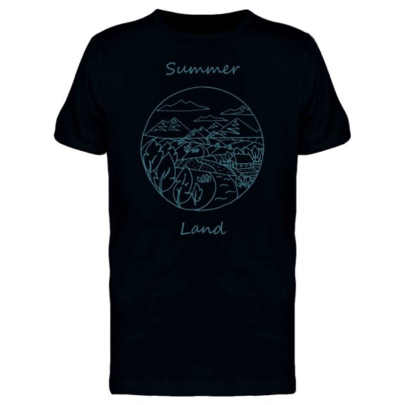 Summer Land Landscape Framed Tee Men's -Image by Shutterstock