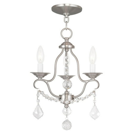 

Livex Lighting - Chesterfield - 3 Light Mini Chandelier in French Country Style