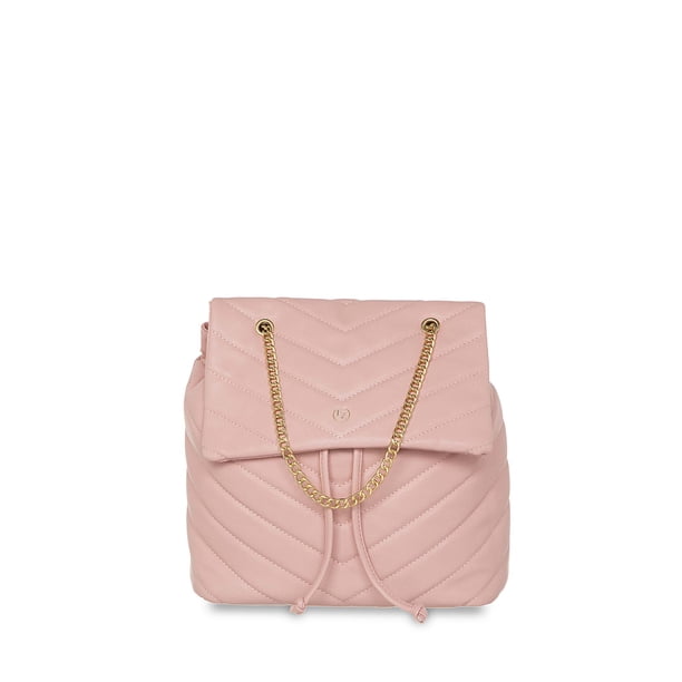 Mochila Acolchada con Asas de Cadena color Rosa Lucentzza 5BLZV20300