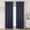 Navy Blue, variant on 100% Blackout Curtains 63 Inch Length 2 Panels for Bedroom Living Room, Thermal Insulated Grommet Top Drapes, Soundproof Energy Saving Room Darkening Panels, 40" W x 63" L, Black