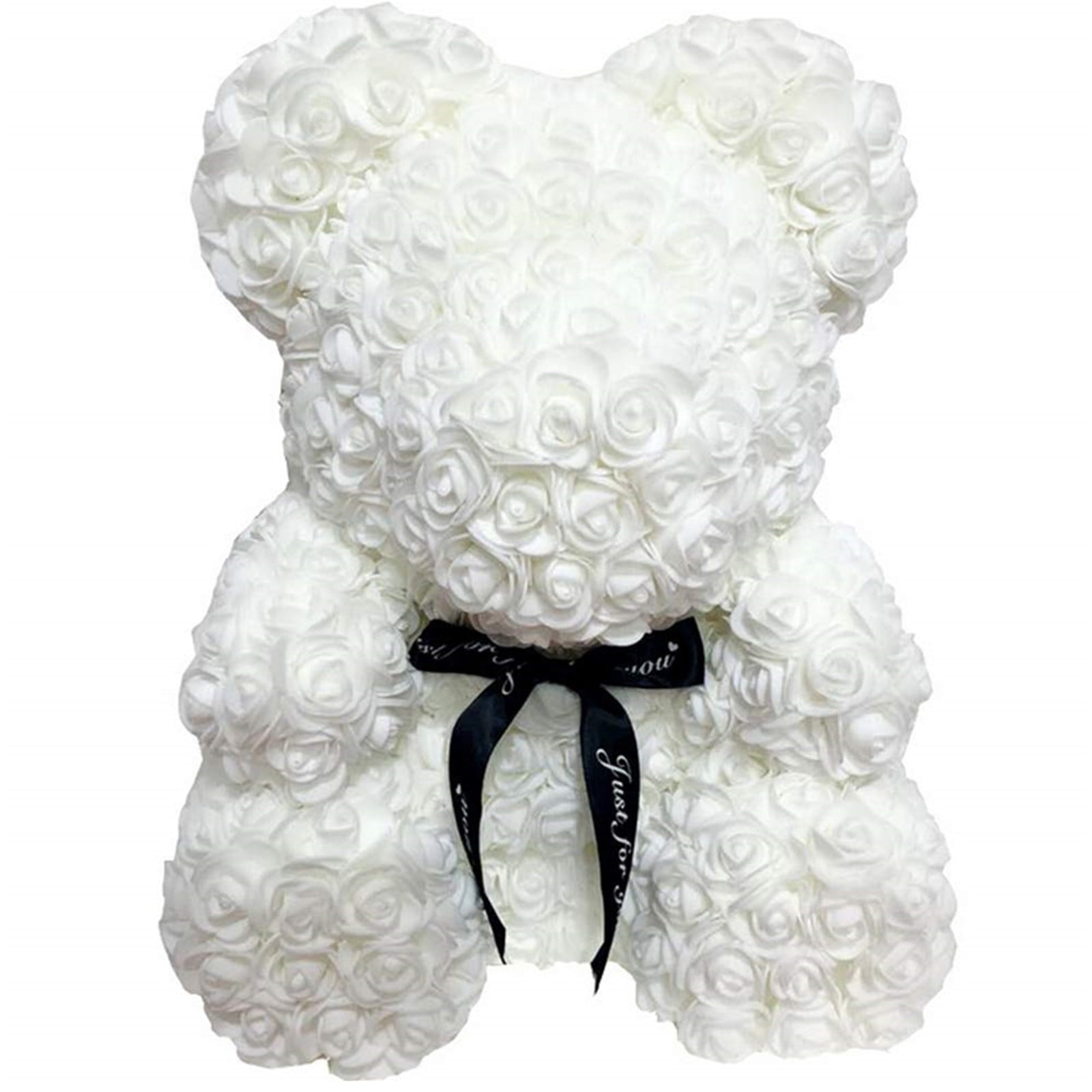 Details about   Birthday Gift Teddy Bear Rose 25cm Flower Foam Heart Wedding Anniversary 