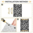 thumbnail image 2 of Bath Accessories Sets Single Print Decorative Tray With Handle For Home Bathroom Bedroom Black&white Pattern, 2 of 7