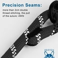 thumbnail image 5 of Durable Dog Leash, 5 FT/6 FT, 1/2", Padded Handle Nylon Dog Reflective Leash for Small Medium & Large Dogs Walking(5 ft, Black), 5 of 8