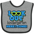 thumbnail image 3 of Inktastic Look out Kindergarten Here I Come Boys Baby Bib, 3 of 4