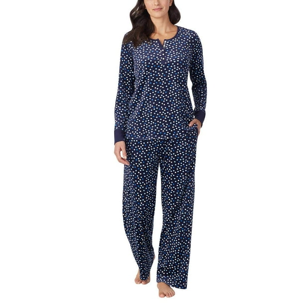 Nautica Nautica Women 2Piece Lightweight Fleece Pajama Sleepwear Set
