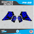 thumbnail image 2 of Kalair GFX Graphics Kit for Yamaha PW50 (All Years) Shatter Series, 2 of 5