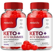 Activlife Keto ACV Gummies, 2 Pack, 120 Gummies