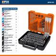 thumbnail image 3 of Juego De Brocas Y Puntas, 100 Piezas Estuche Naranja Negro, 3 of 5