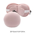thumbnail image 3 of Almohada de Viaje de Espuma Viscoelástica para El Cuello con Antifaz – Soporte En Forma de U para Siestas, Ideal para Avión, Coche, Oficina y Hogar., 3 of 6