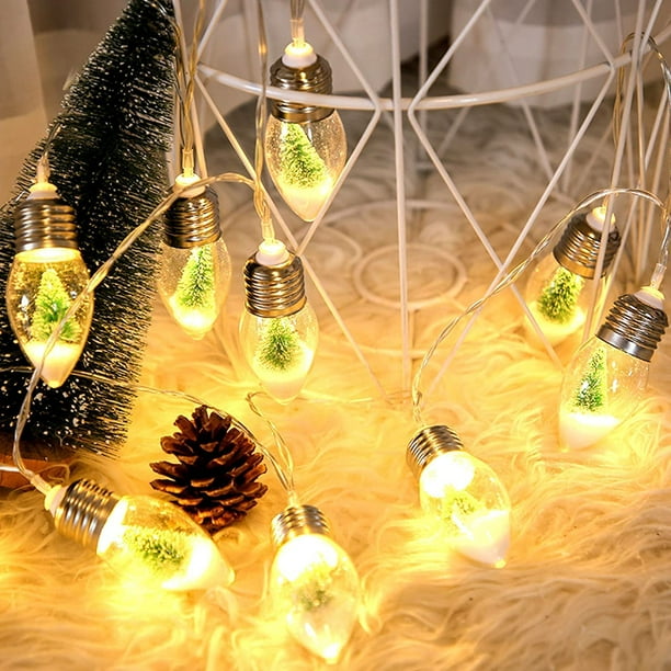Battery operated bulb string lights sale