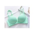 thumbnail image 1 of Sujetador Sexy de una pieza para mujer, ropa interior transpirable inalámbrica, lencería sencilla de realce, Bralette sin costuras, Color caramelo, нижнее белье Tan Jianjun unisex, 1 of 2