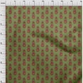 thumbnail image 3 of oneOone Cotton Poplin Fabric Leaves|Floral & Paisley Block Printed Craft Fabric BTY 42 Inch Wide, 3 of 4