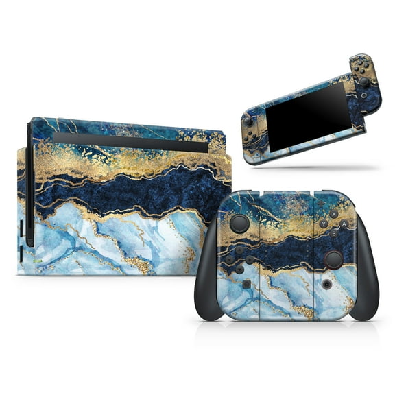 Design Skinz Compatible Nintendo 2DS XL Skin Decal Protective Scratch Cover Foiled Marble Agate