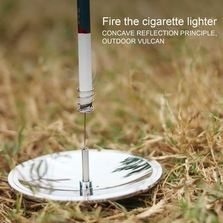 

Yanerim Camping Solar Spark Igniter Portable Lightweight Camping Survival Emergency Ignition Device Windproof Igniter Emergency Travel Kit