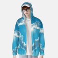 thumbnail image 2 of Fotbe Heart Shaped Cloud Chaqueta con Protección Solar UPF 50+ para Hombre y Mujer, Camisa con Capucha y Bolsillos-Medium, 2 of 7