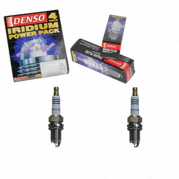 2 pc DENSO 5312 Iridium Power Spark Plugs for IK27 Ignition Wire Secondary
