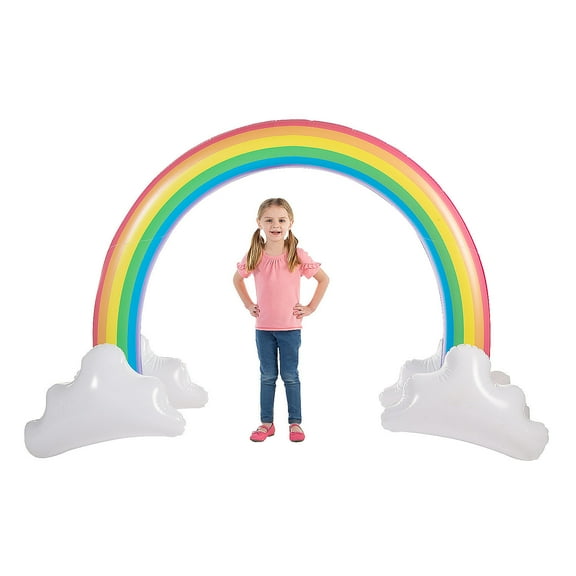 Jumbo Inflatable Rainbow, Toys, Birthday, Party Favors, 1 Pieces