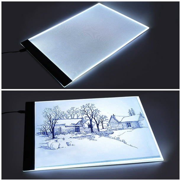 A4 Tablette Lumineuse Ultra Mince Pad Pour Dessiner LED Luminosité