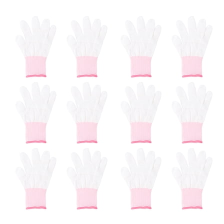 RENACLIPY 12 Pairs Anti-Static Gloves, Anti-Skid and Work Gloves for Electronics, Welding, and Industrial Use