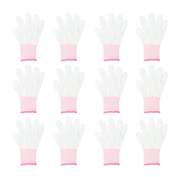 RENACLIPY 12 Pairs Anti-Static Gloves, Anti-Skid and Work Gloves for Electronics, Welding, and Industrial Use
