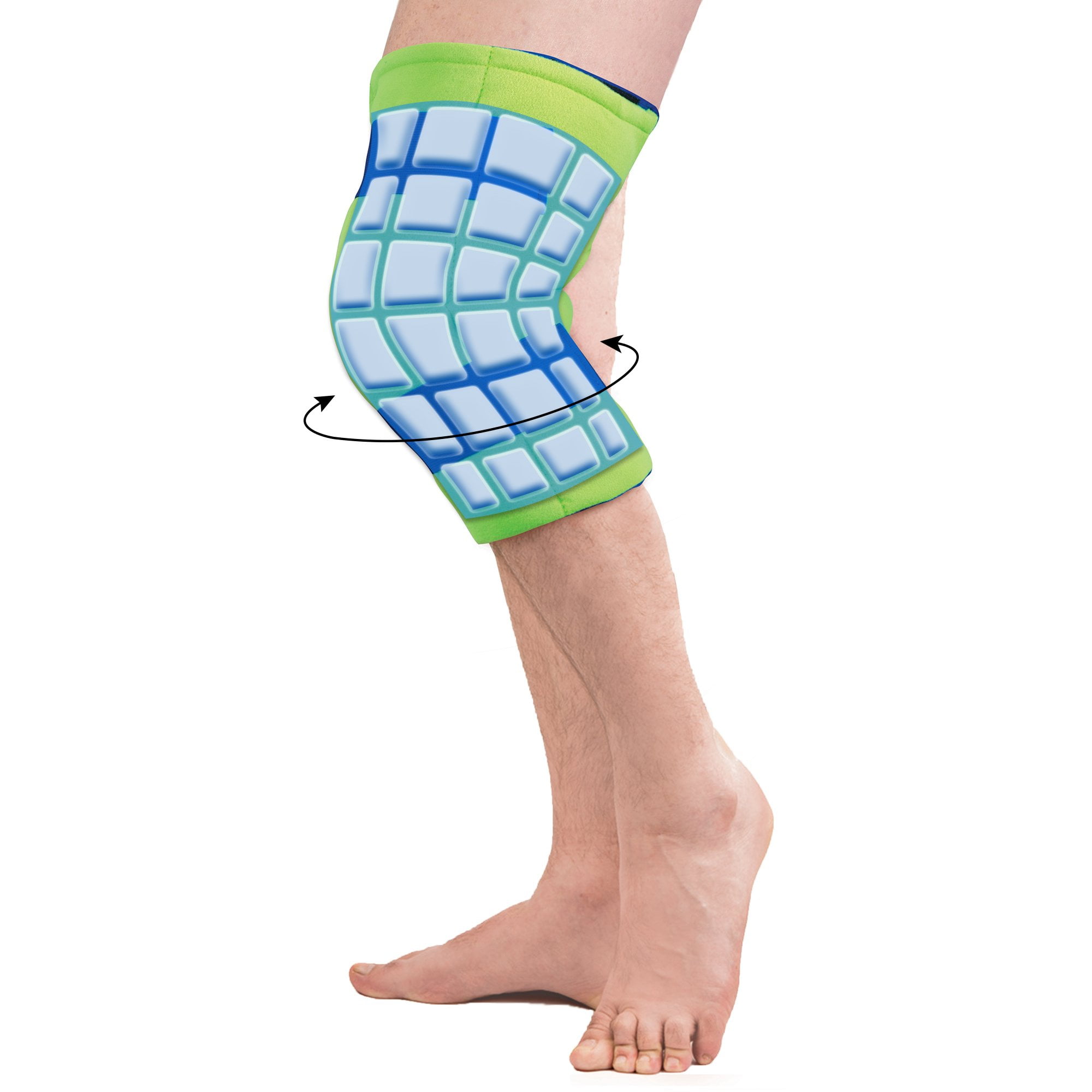 polar ice cold knee wrap