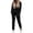 Black, variant on 2 Piece Sets for Women Velour Long Sleeve Sweatshirts Joggers Pants Casual Outfits Comfy Fall Winter Sweatsuit,Black,M