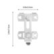 thumbnail image 2 of Household Safety Latch Stainless Steel Door Latch 1Pcs Silver Durable Lock, 2 of 5