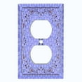 thumbnail image 2 of Metal Light Switch Plate Cover Purple Paisley Bandana Spotted Tile Pattern TIL082, 2 of 13