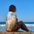 thumbnail image 3 of Watercolor Butterfly Ultra Fine Fiber Beach Towels for Travel And Quick Drying Absorbent Towels for Swimming, 3 of 7