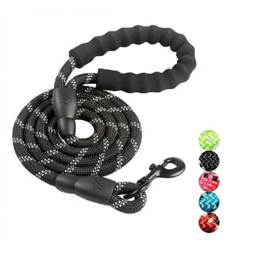 5-Feet Strong Nylon Dog Leash – Padded Handle & Reflective Threads for Medium and Large Dogs TIKA