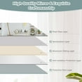thumbnail image 6 of Gymax 43'' x 15'' Wall Mounted Frameless Mirror Full Length Vertically or Horizontally, 6 of 10